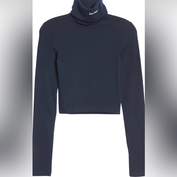 Urban Outfitters Blue Crop Top - Picture 5 of 5